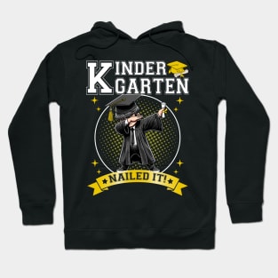 Dabbing Graduation Boys Kindergarten Nailed It Class Of 2024 Hoodie